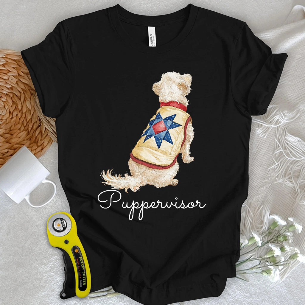 Quilty Pup Star T-shirt