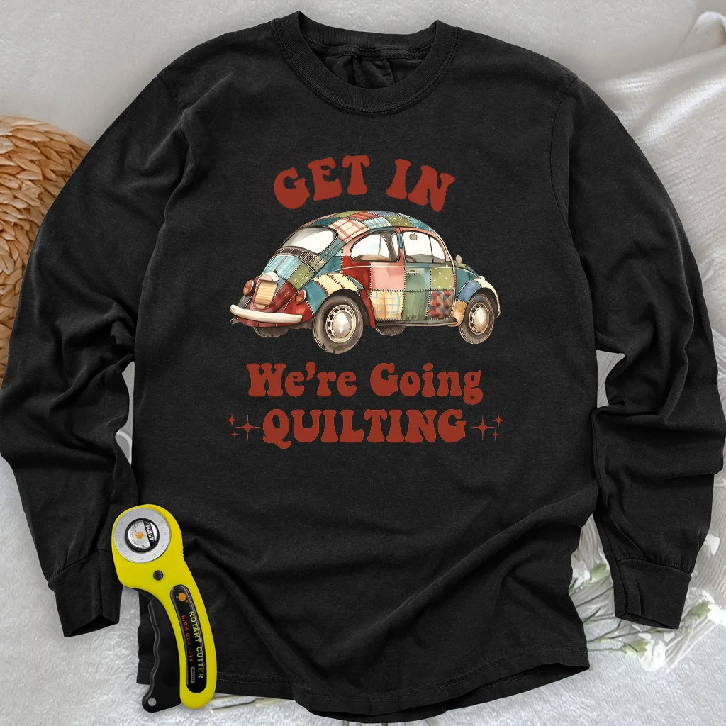 Quilty Road Trip Bug Langarm-T-Shirt