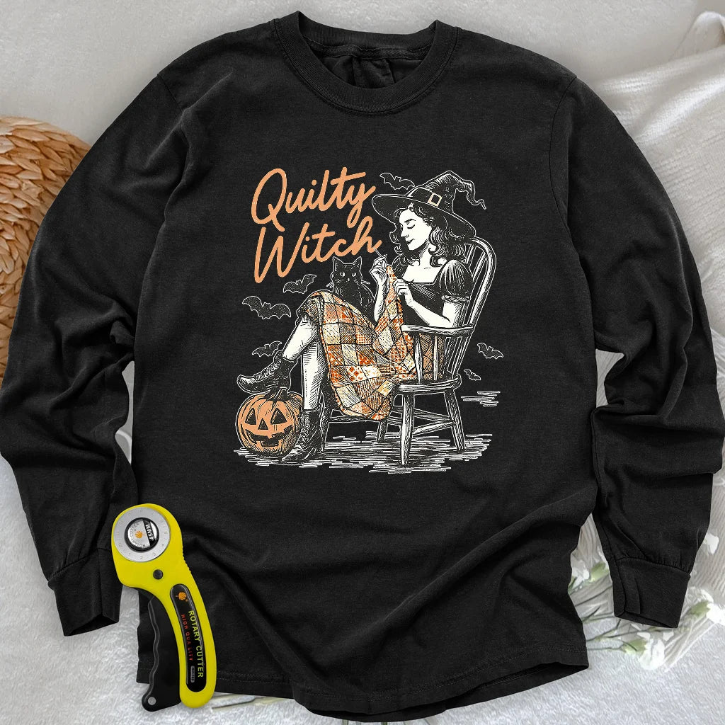 T-shirt manches longues Quilty Witch