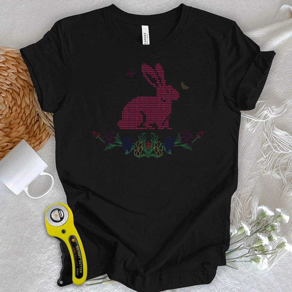 Rabbit Floral T-shirt