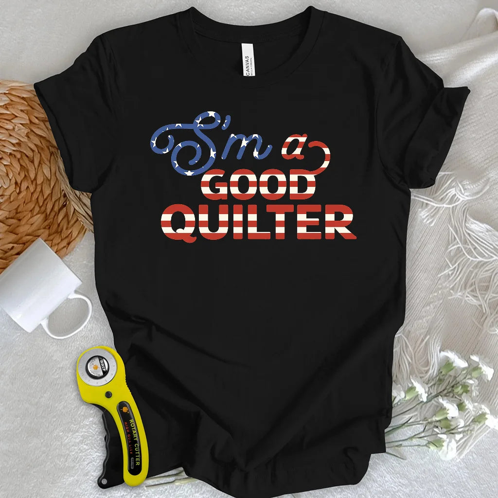 T-shirt Rouge, blanc et matelassé