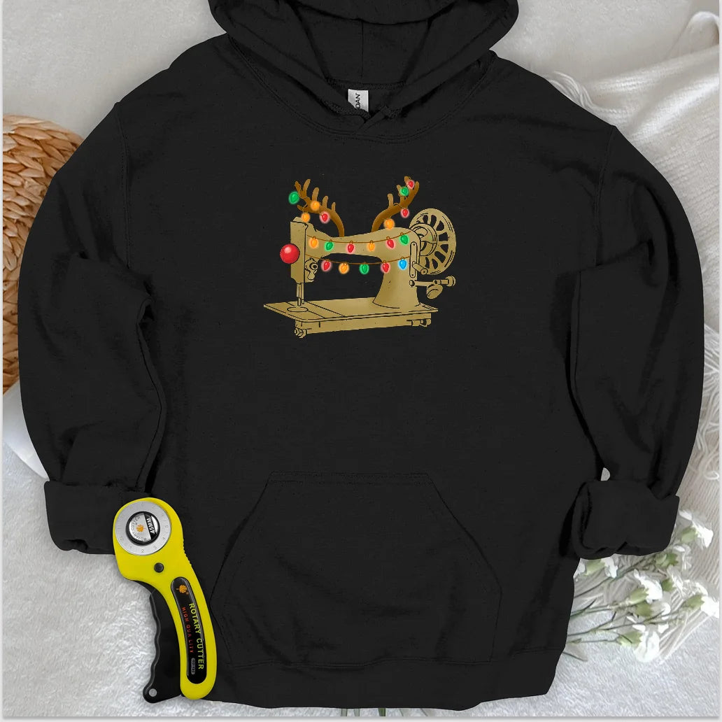 Rentier-Maschen-Kapuzenpulli