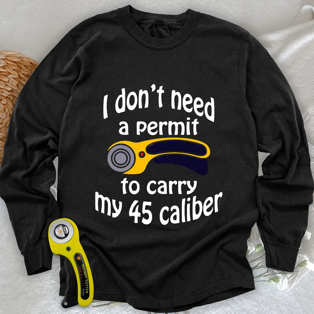 45 Caliber Long Sleeve T-shirt