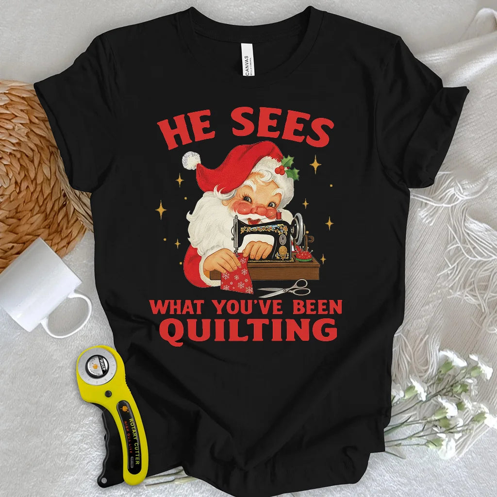 Santa Sees T-shirt