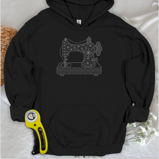 Sashiko Sewing Machine Hoodie