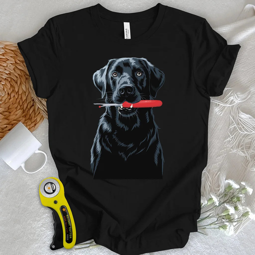 T-shirt décousu
