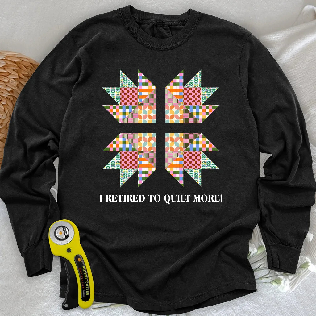 Sew Full-Time Long Sleeve T-shirt
