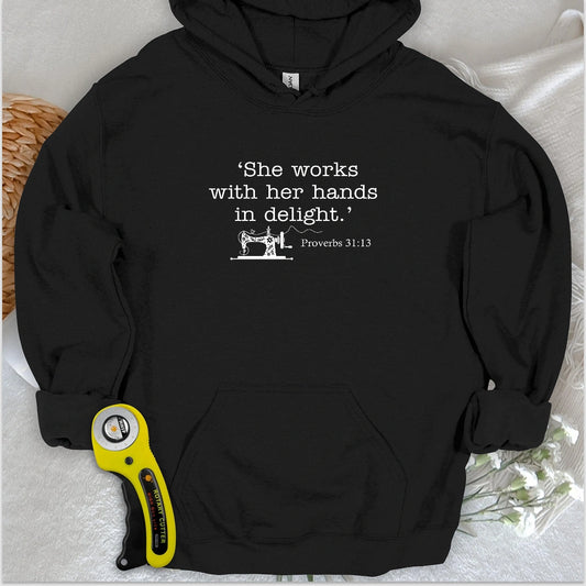 Sewing In Bible Hoodie