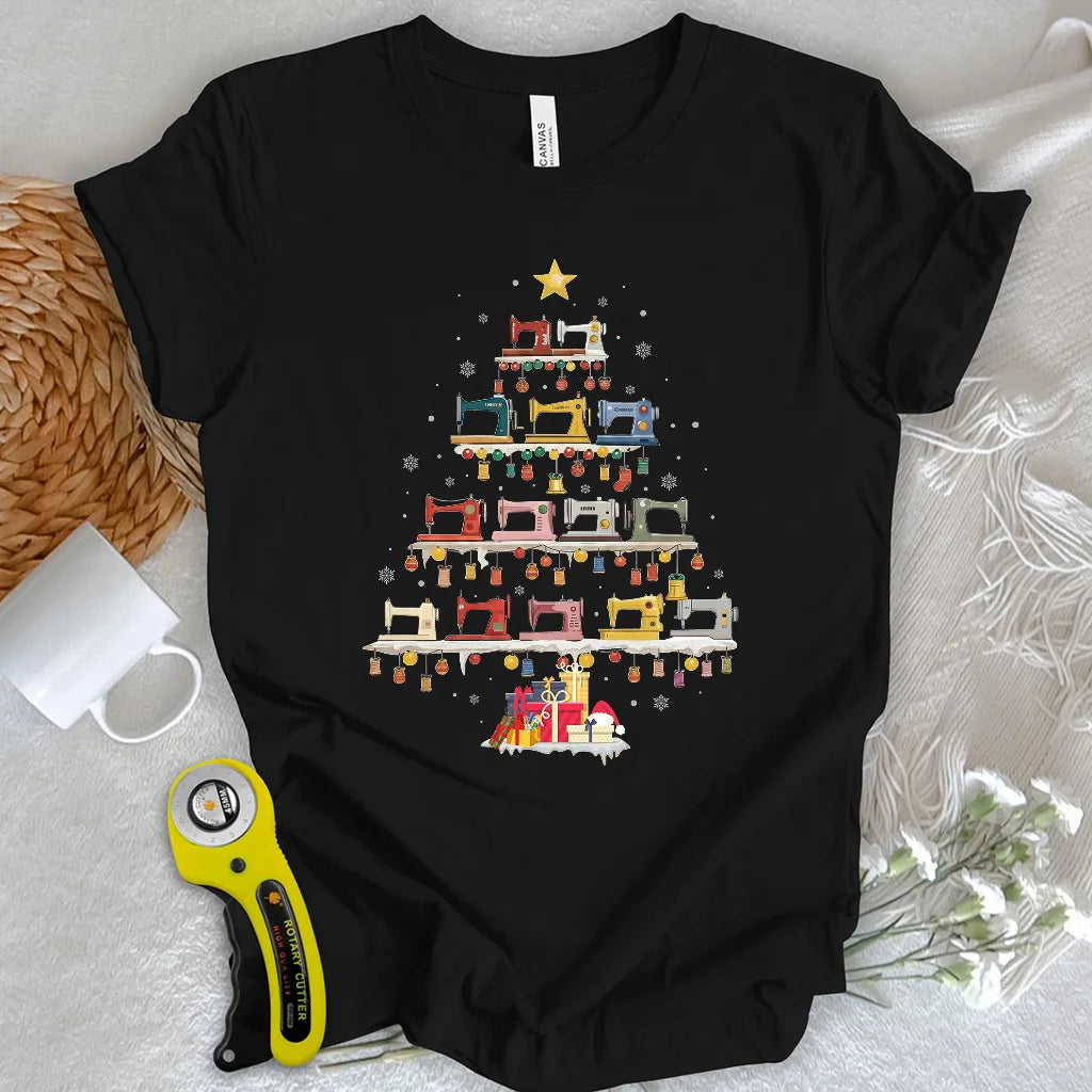 Sewing Machine Tree T-shirt