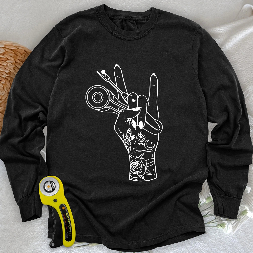 Sewing Rock Long Sleeve T-shirt