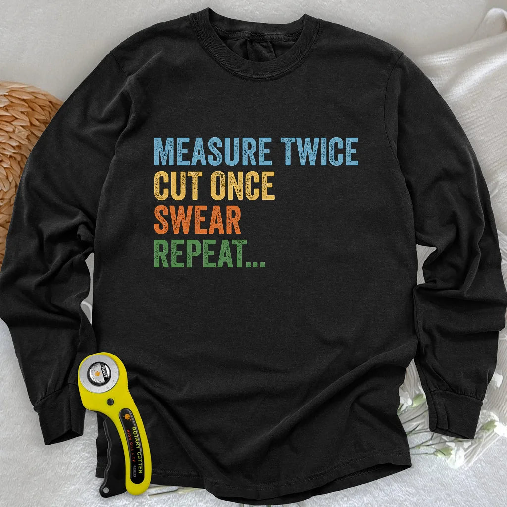 Nähprobleme Langarm-T-Shirt