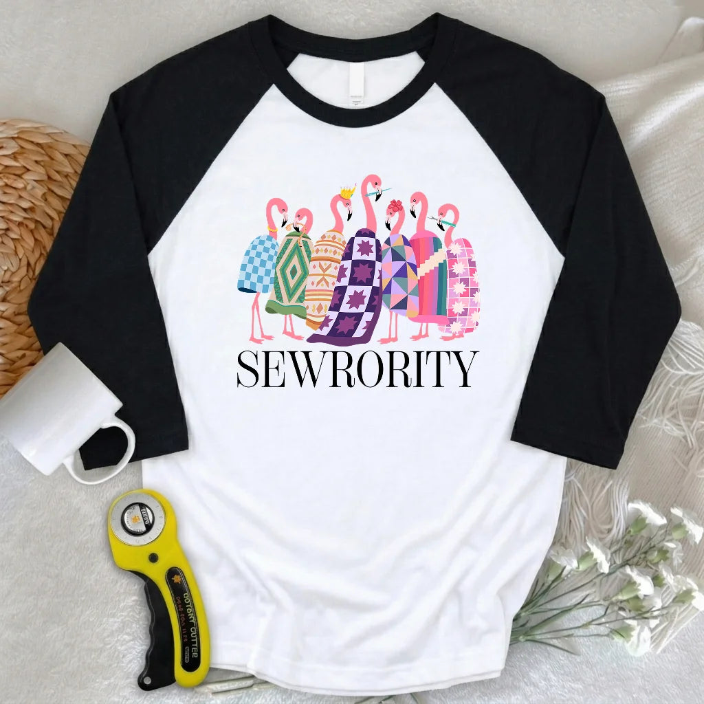 Sewrority Sisters 3/4 Sleeve T-shirt