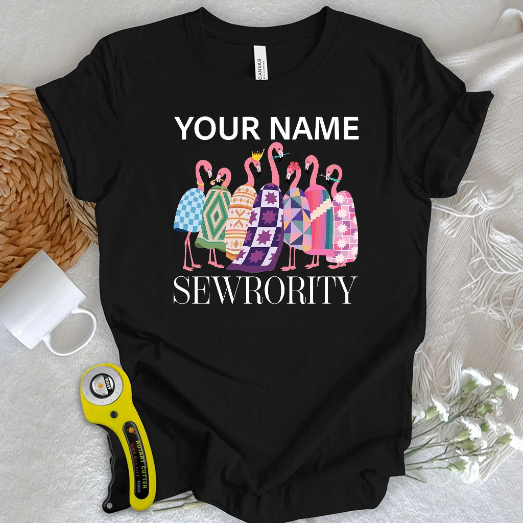 "Custom Name" Sewrority Sisters T-shirt