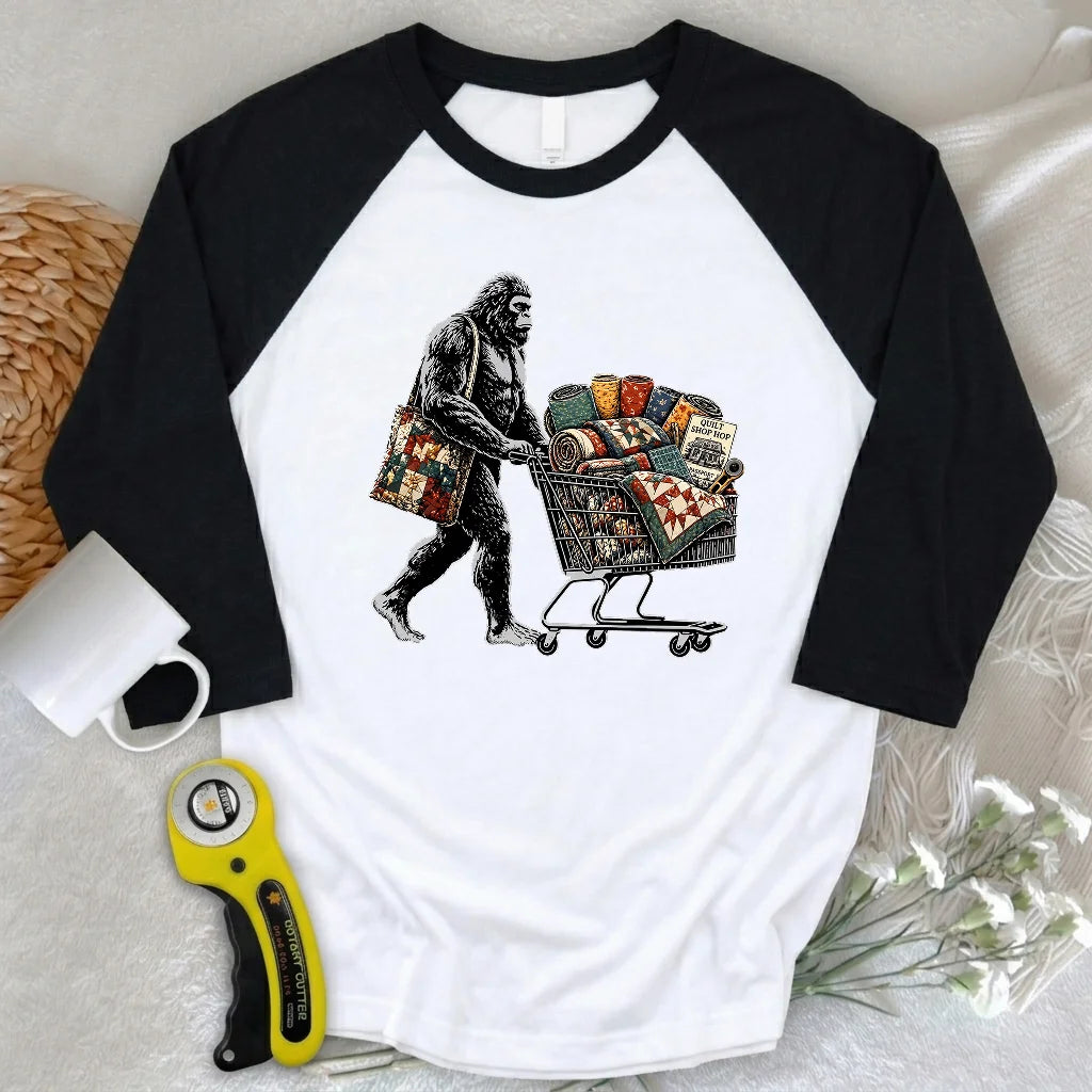 Shop Hop 3/4 Sleeve T-shirt
