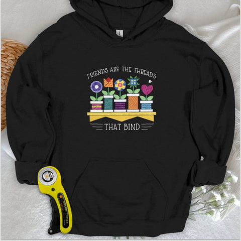 Felpa con cappuccio Spool Flowers