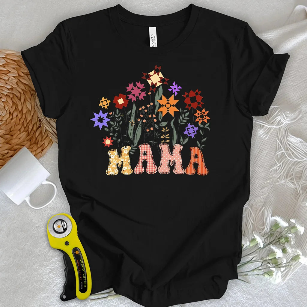 Stitched With Love Mama T-Shirt