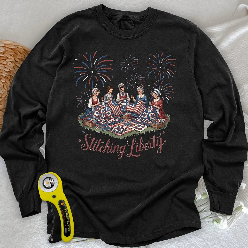 Stitching Liberty Long Sleeve T-shirt