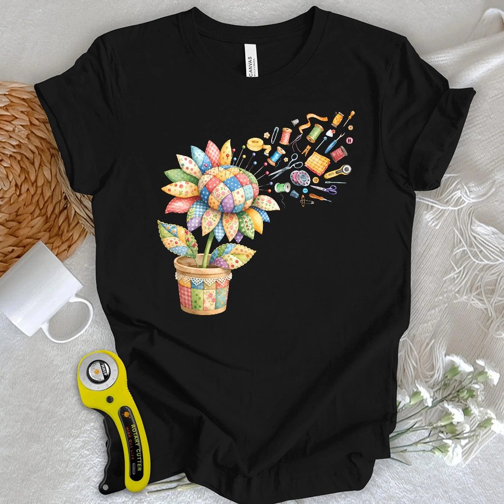 Sunflower Sewing Tools T-shirt