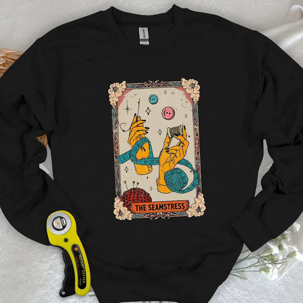 Tarot Card Seamstress Sweatshirt
