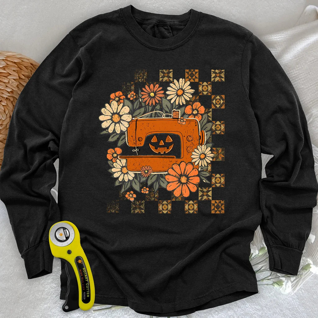 The Jack-o’-Quilter Long Sleeve T-shirt