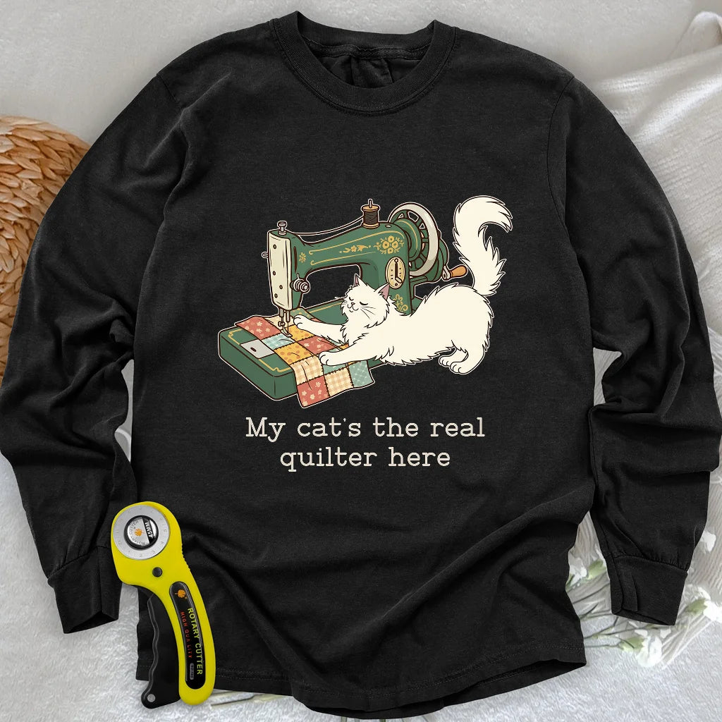 The Purrfect Seamstress Long Sleeve T-shirt