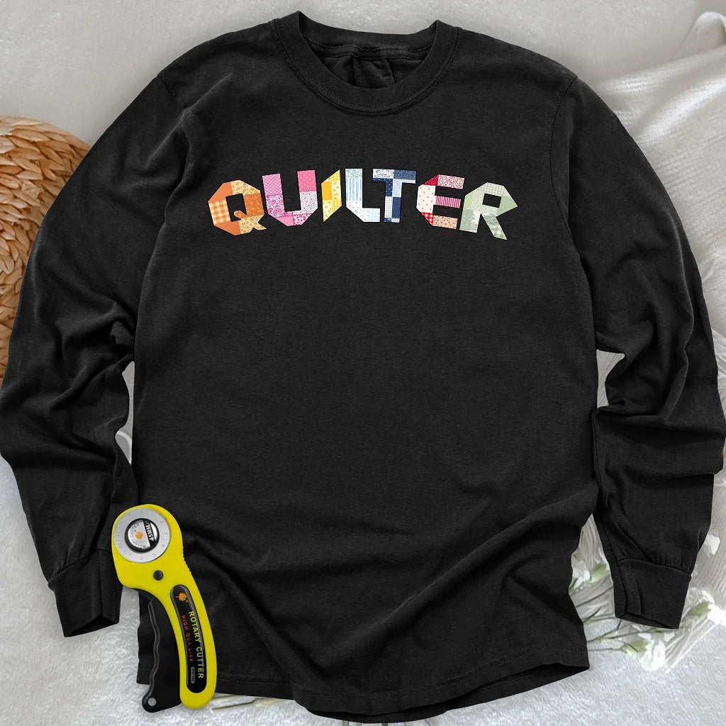 The Quilter's Studio Sampler Long Sleeve T-shirt