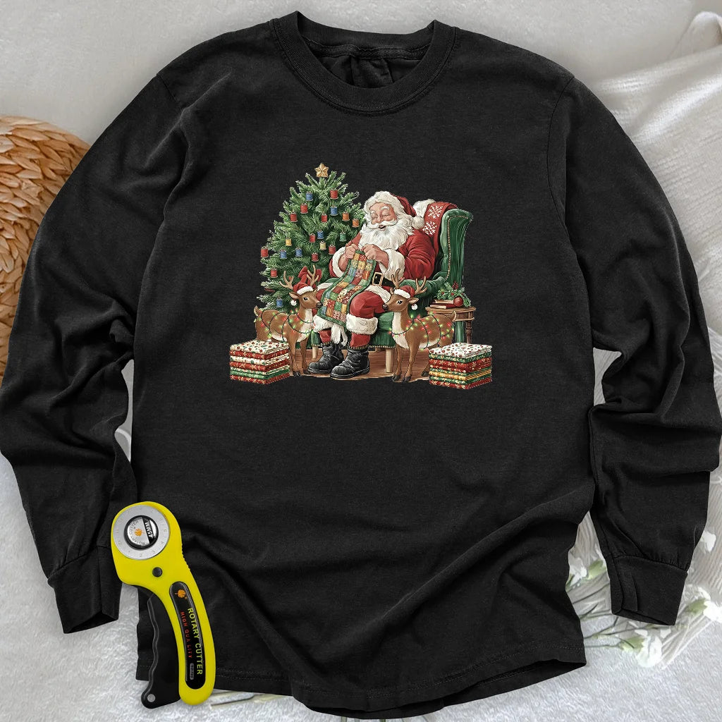 The Quilting Claus Long Sleeve T-shirt