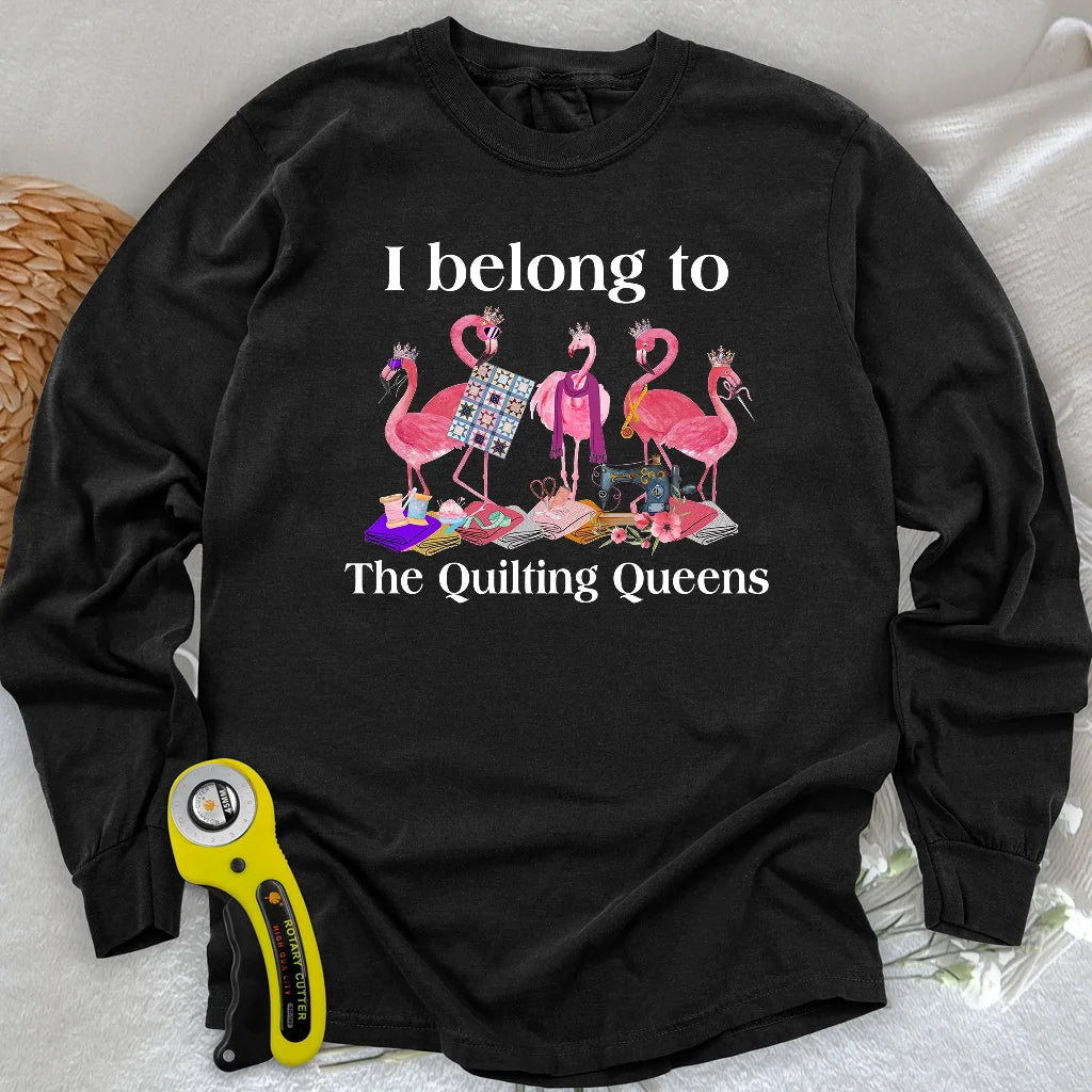 Das Quilting Queens Langarm-T-Shirt