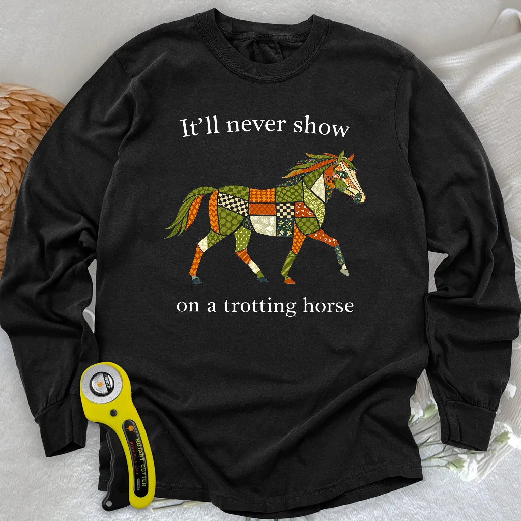 Trotting Horse Rule Long Sleeve T-shirt