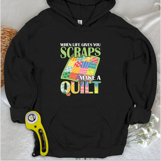 Turn Scraps To Quilt Hoodie