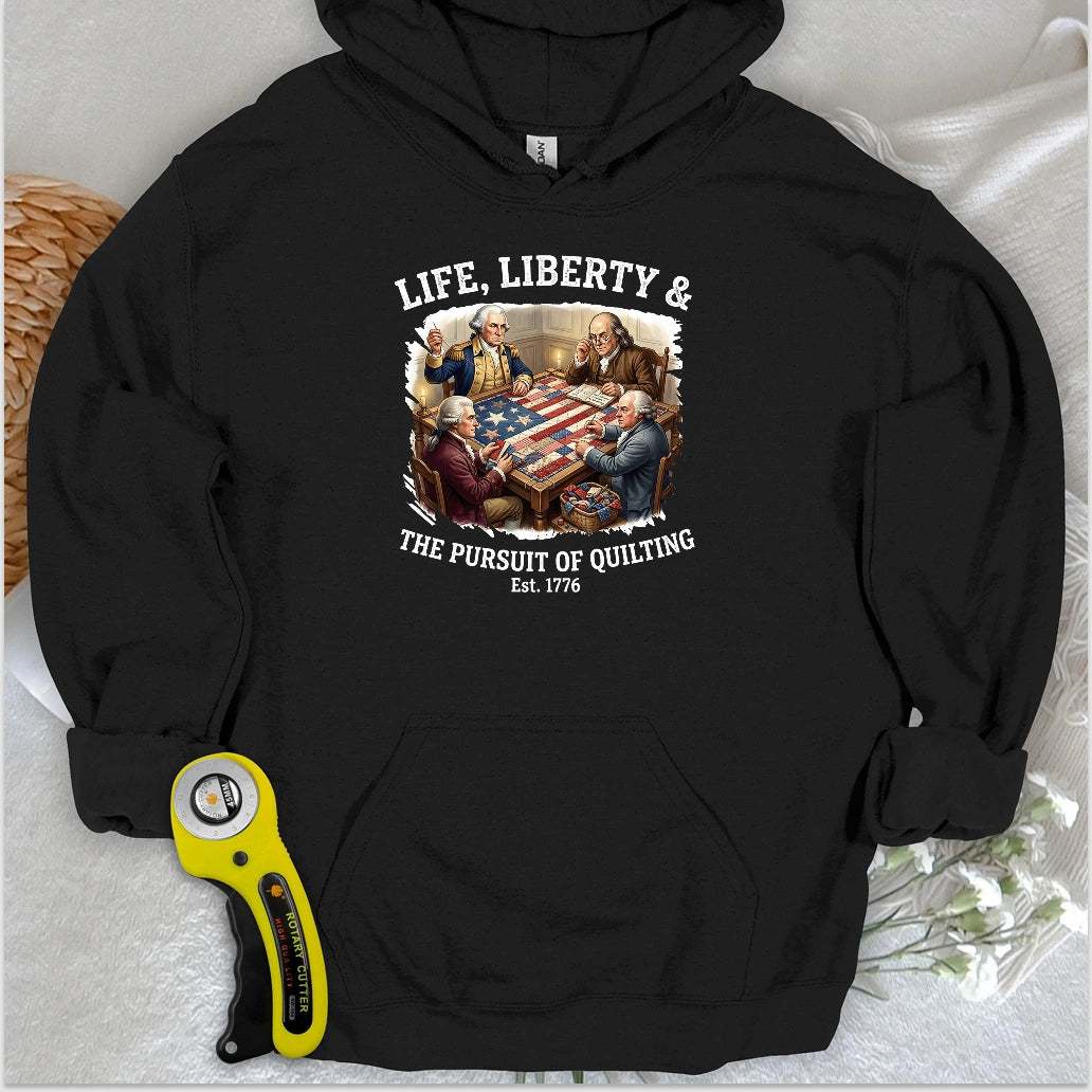 United We Quilt 1776 Hoodie