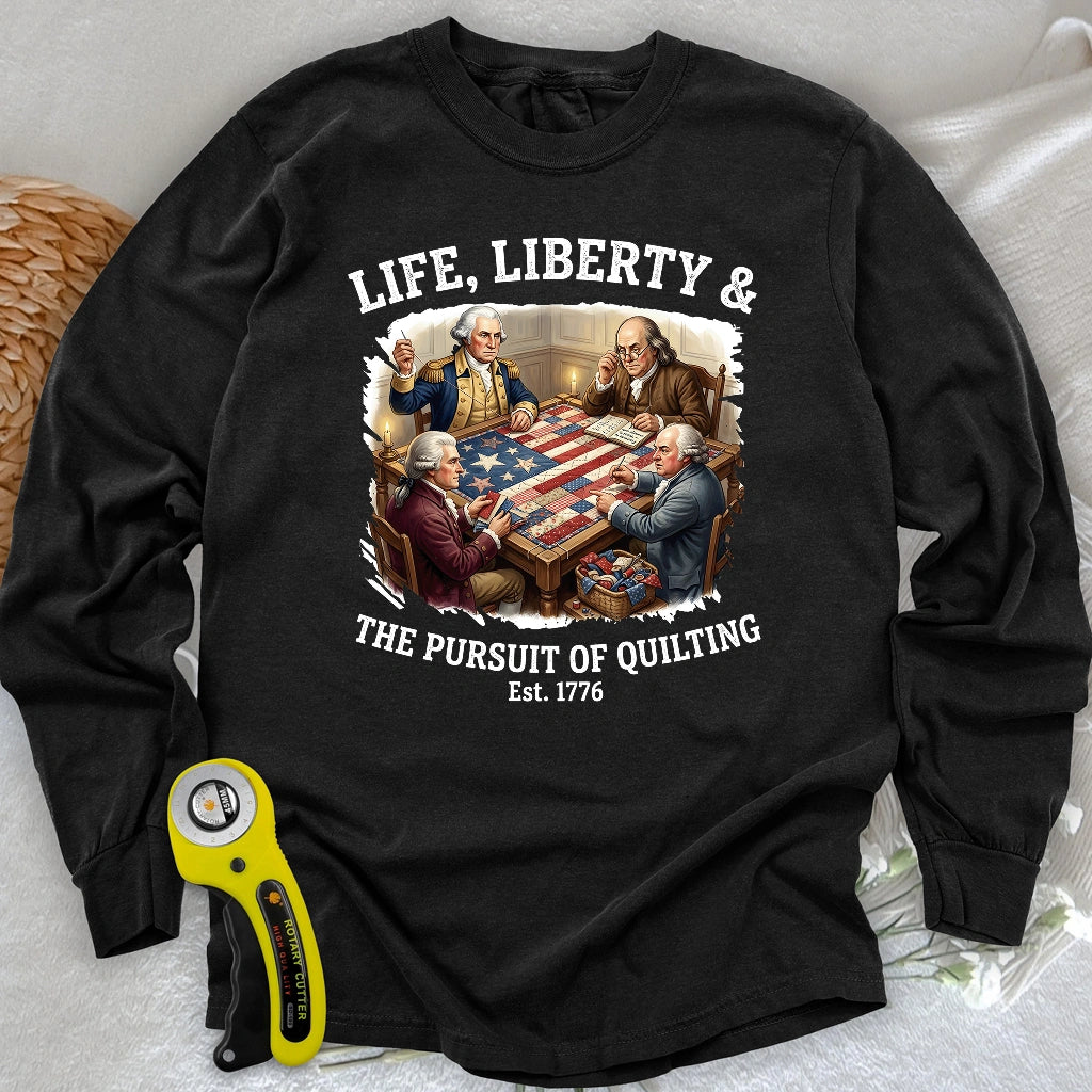 United We Quilt 1776 Long Sleeve T-shirt