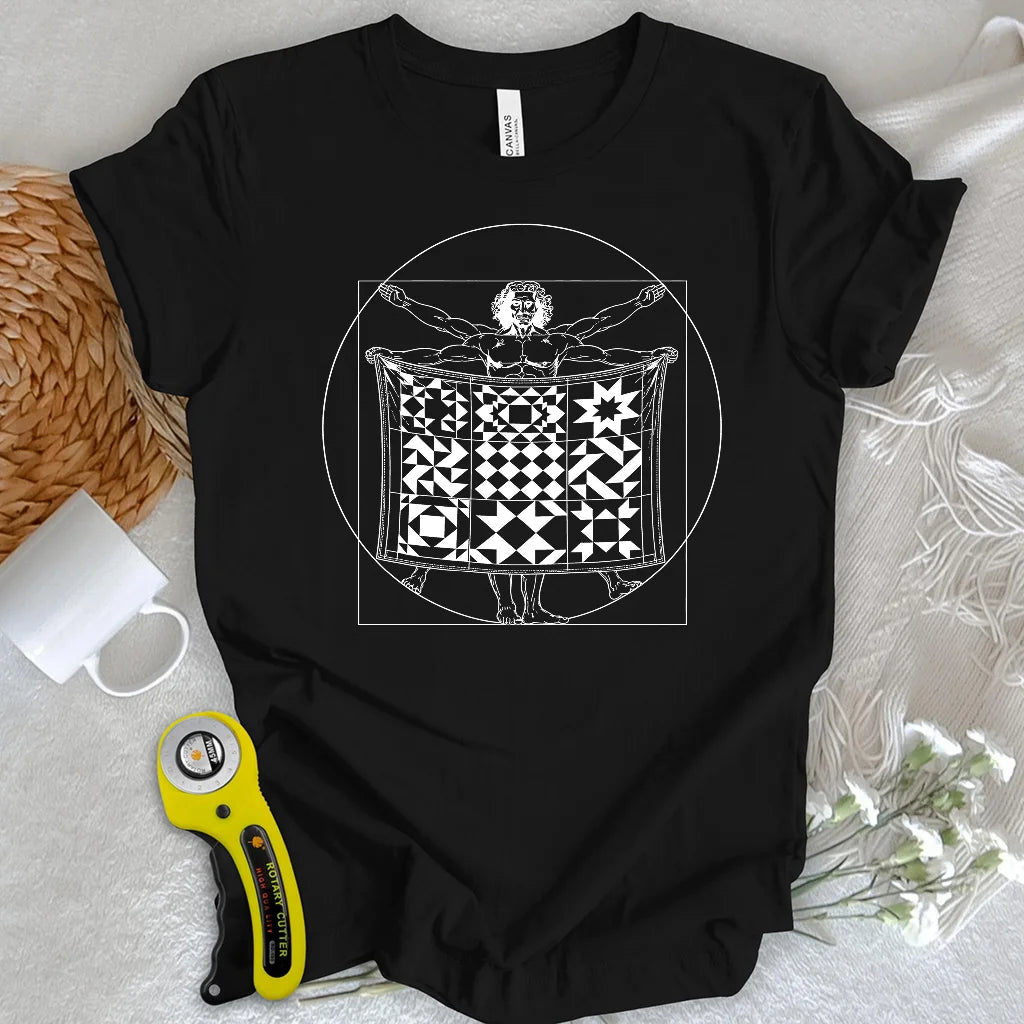 Vitruvian Quilter T-shirt