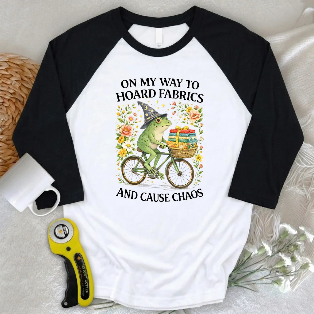 Way To Hoard Fabric 3/4 Sleeve T-shirt