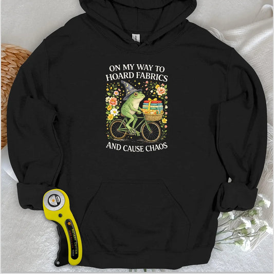 Way To Hoard Fabric Hoodie