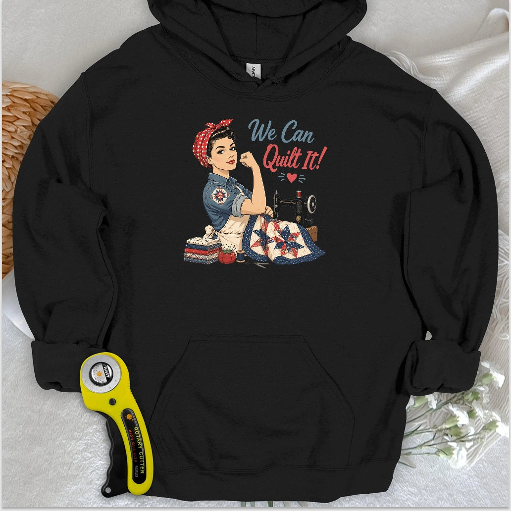 We Can Quilt It Hoodie
