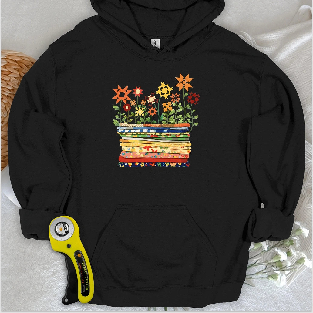 Where Quilts Bloom Hoodie