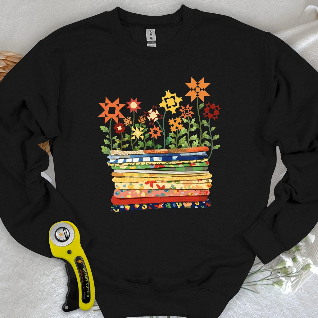 Le Sweatshirt Où les Couettes Fleurissent