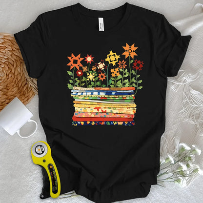 Where Quilts Bloom T-Shirt