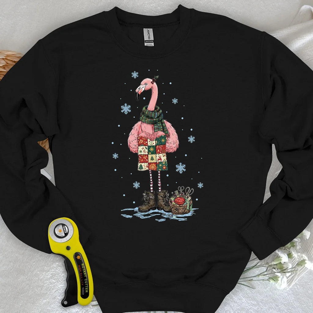 Winter Flamingo Sweatshirt