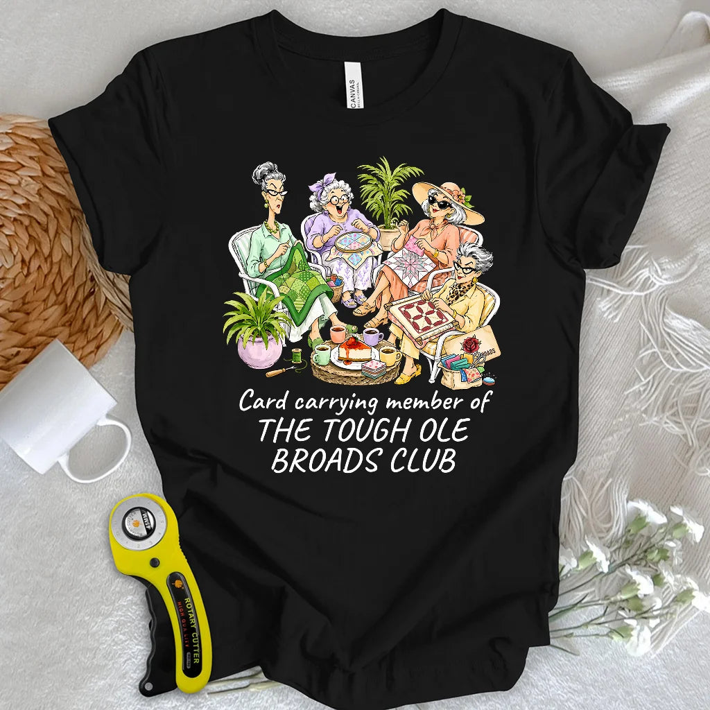 Woman Sewing Company T-shirt