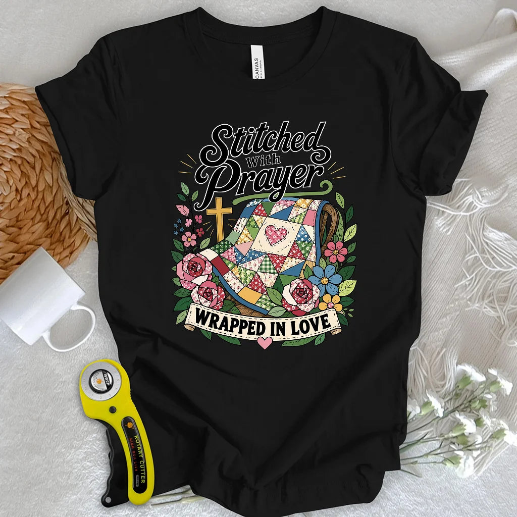 Wrapped In Love Quilt T-Shirt
