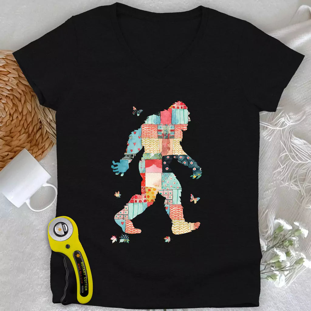 Bigfoot Lady V-neck