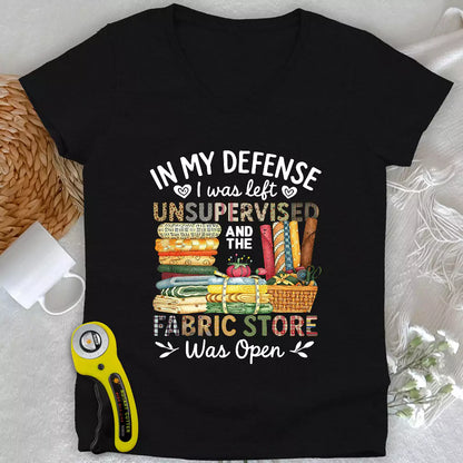 Fabric Mischief Lady V-neck