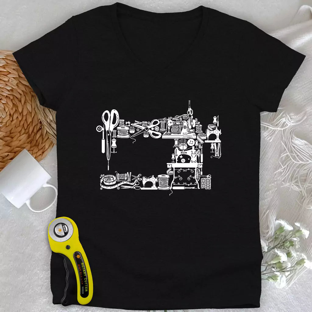 Sewing Tools Lady V-neck