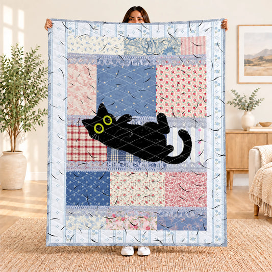 Midnight Quilt Whiskers Blanket
