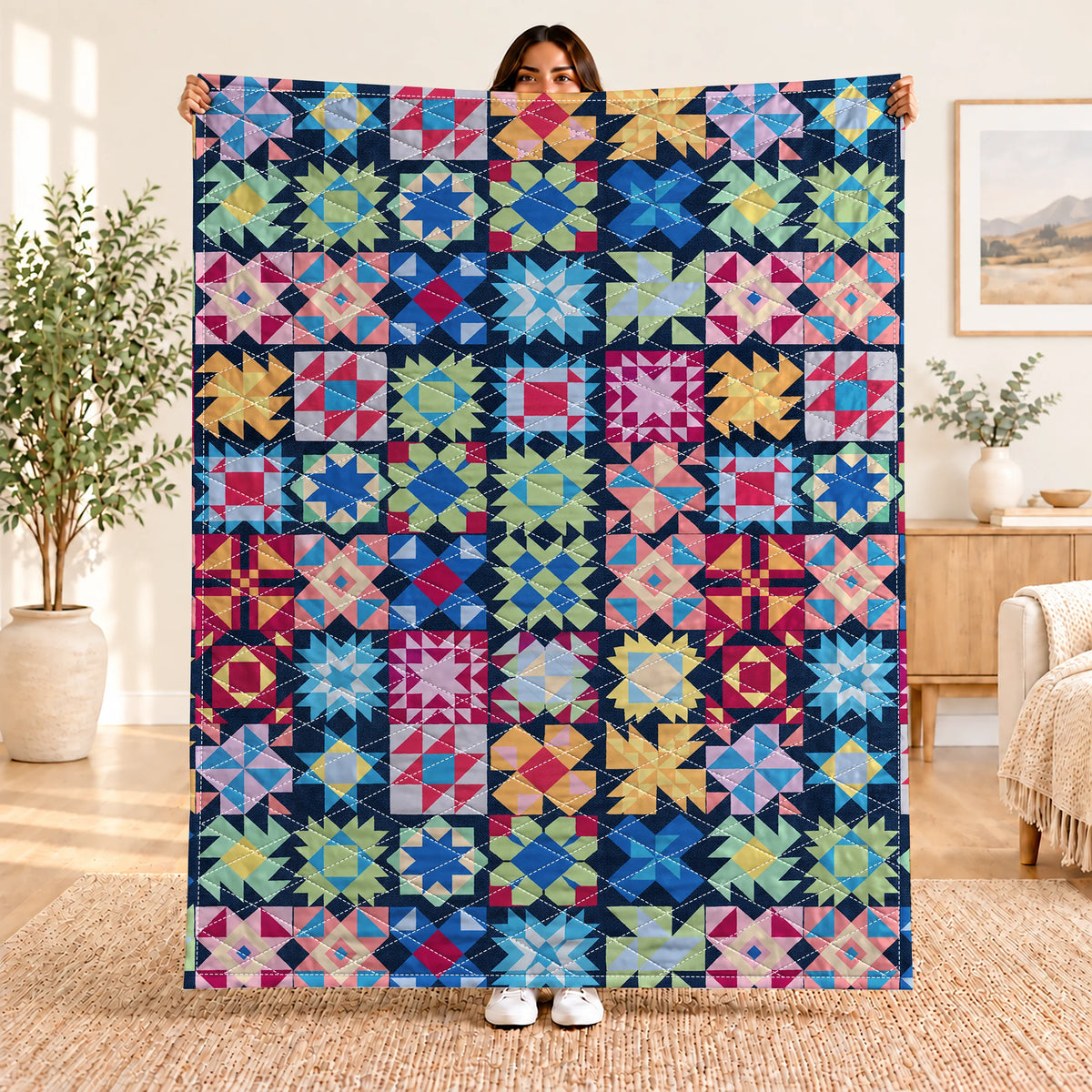 Prism Quilt Blanket