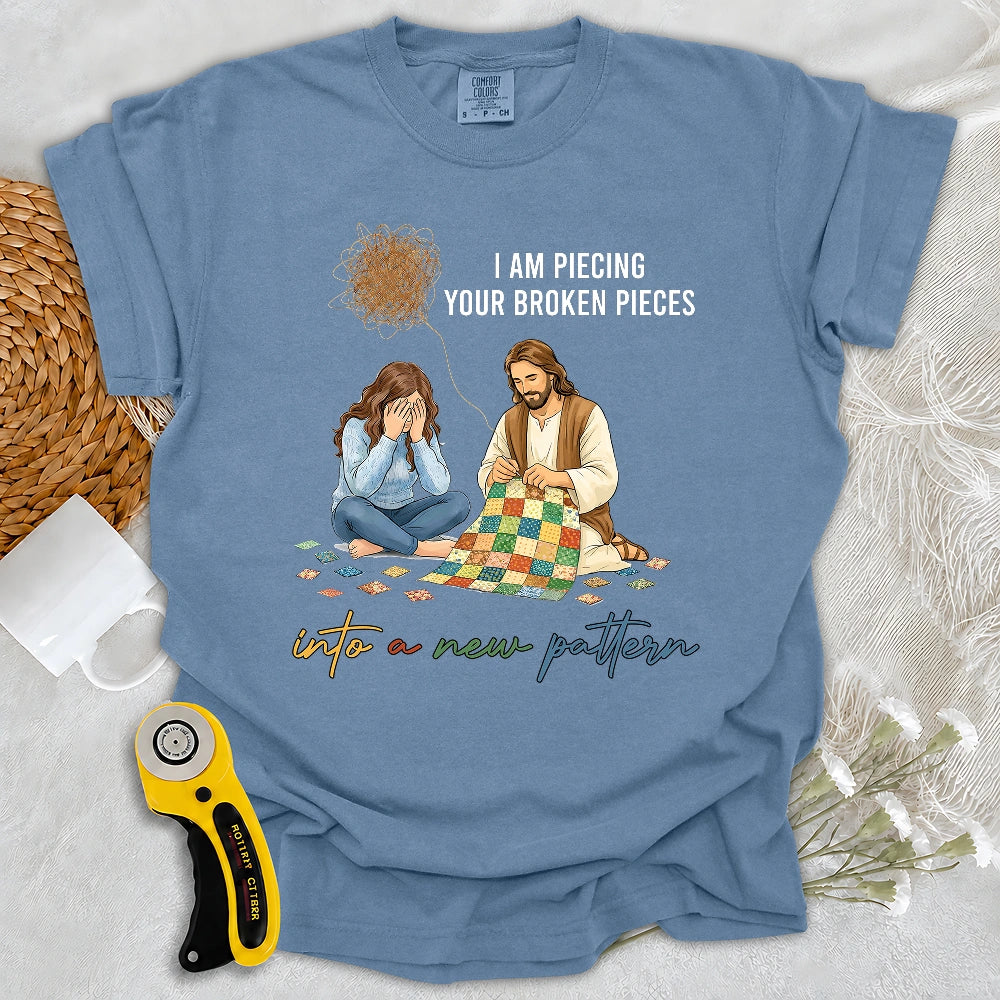 Comfort Colors God Piecing Broken Pieces T-shirt