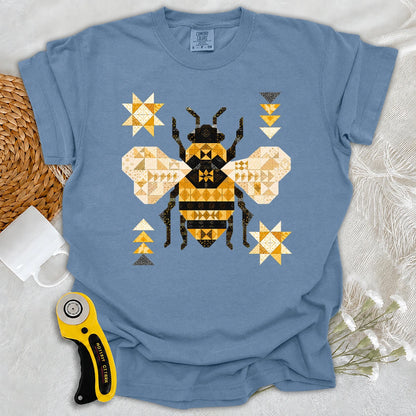 Comfort Colors Patchwork Bee T-shirt