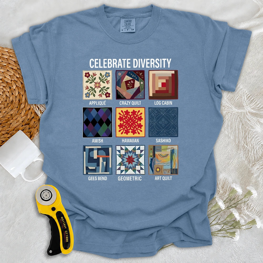 Comfort Colors Patchwork Diversity T-shirt